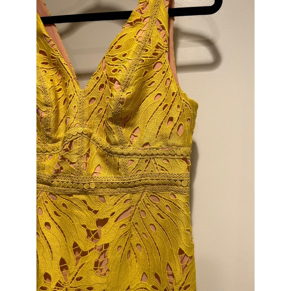 Maeve Gardenia Crochet Column Dress - Picture 5 of 7